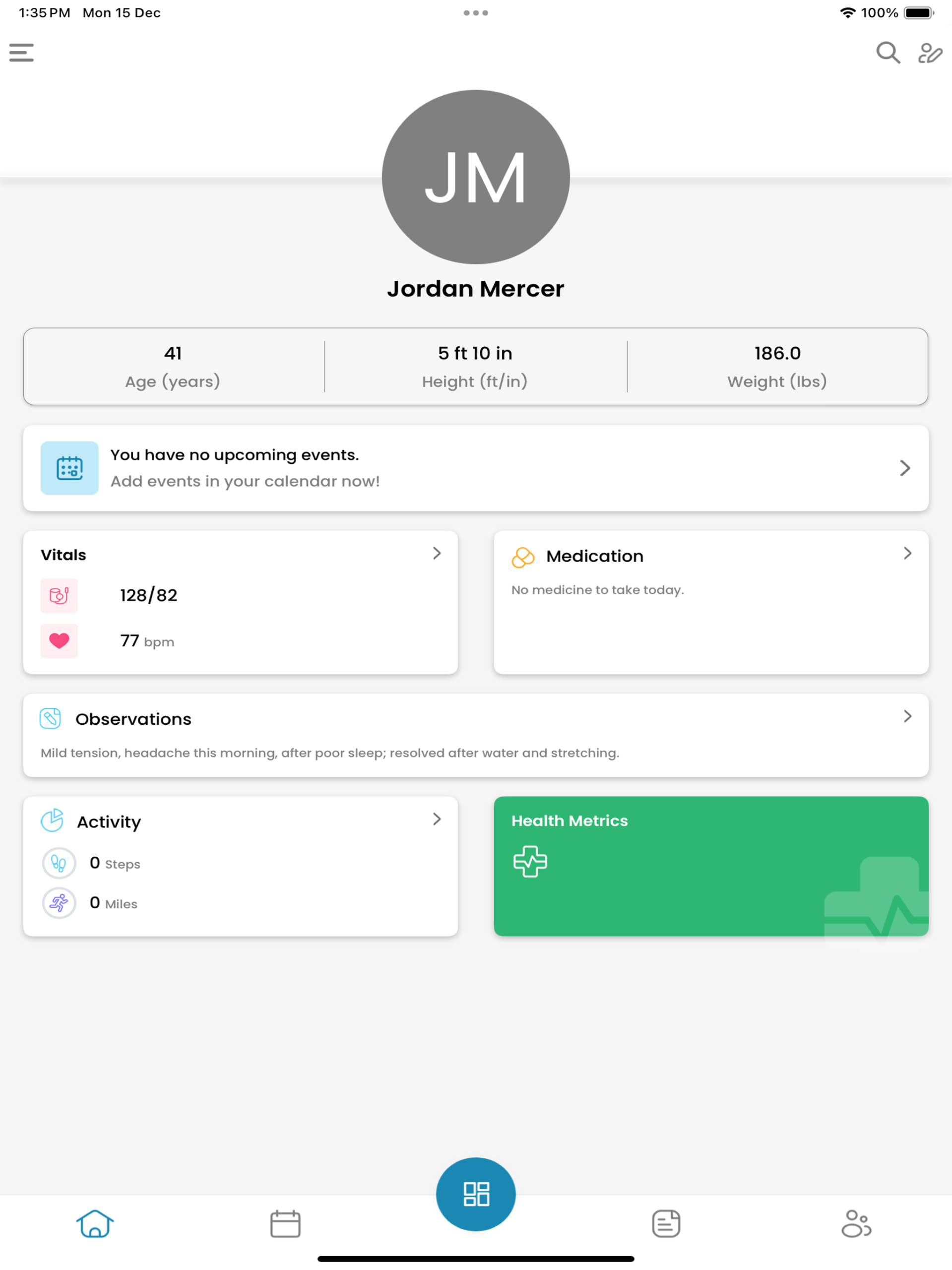 Kincare app screenshot 2