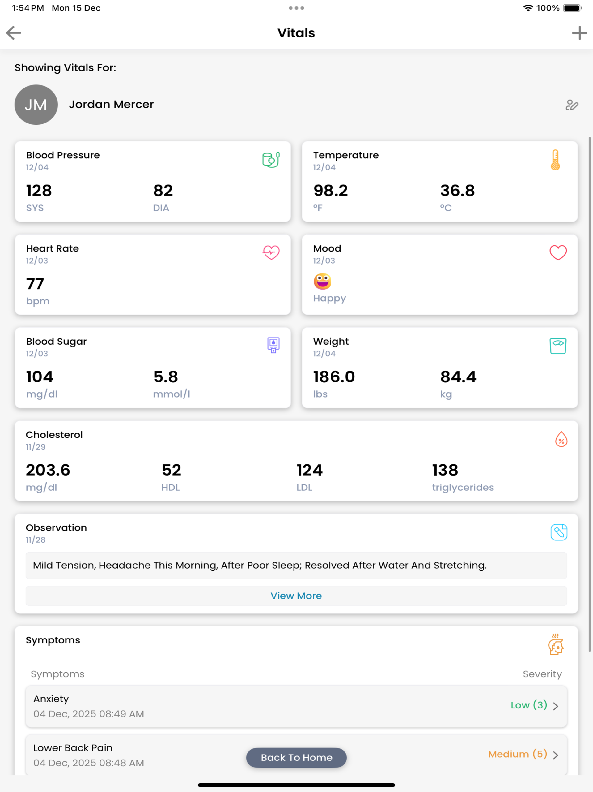 Kincare app screenshot 3