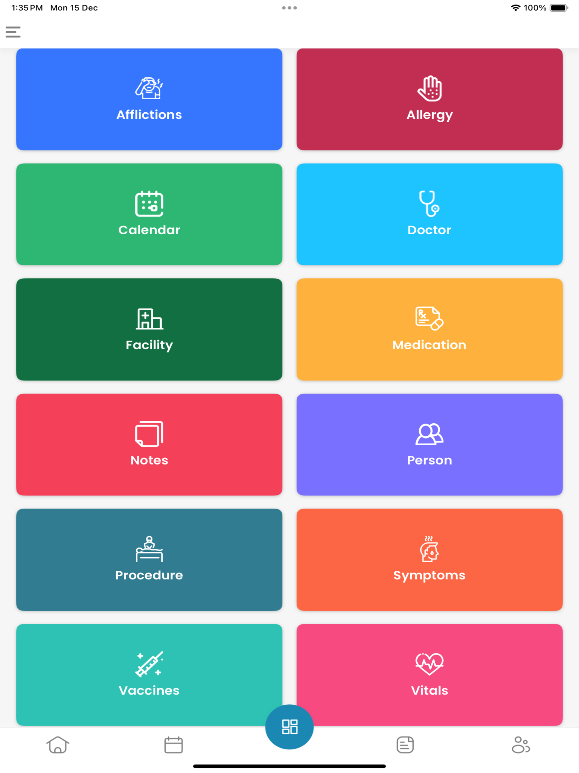Kincare app screenshot 1